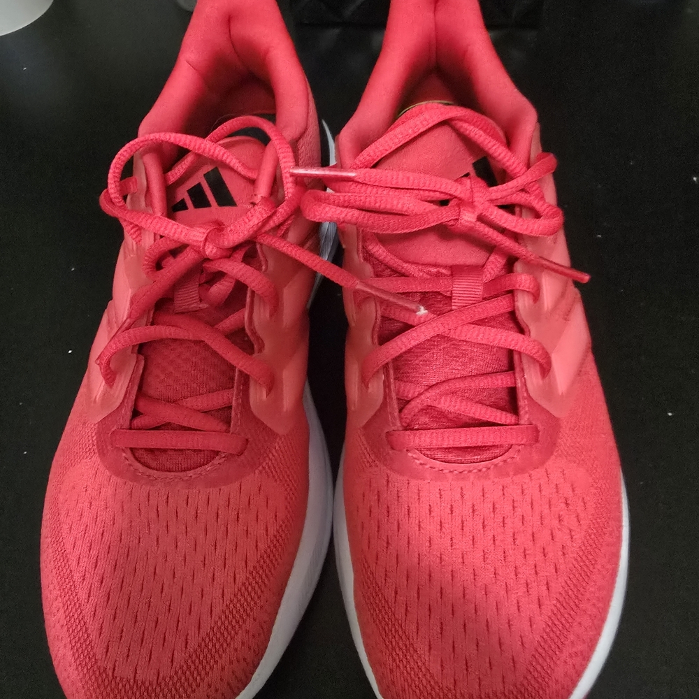 Adidas Unisex Big Kids Bold Red Athletic Sneakers Size 7